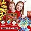 Jigsaw Puzzle Glue with Applicator, Puzzle Mounting Kit with 2 Brushes, Toxic-Free, Fast Drying, Long-Lasting, Clear Puzzle Sealant for Puzzles up to 5000 Pieces, Suitable for Various Puzzle Frames