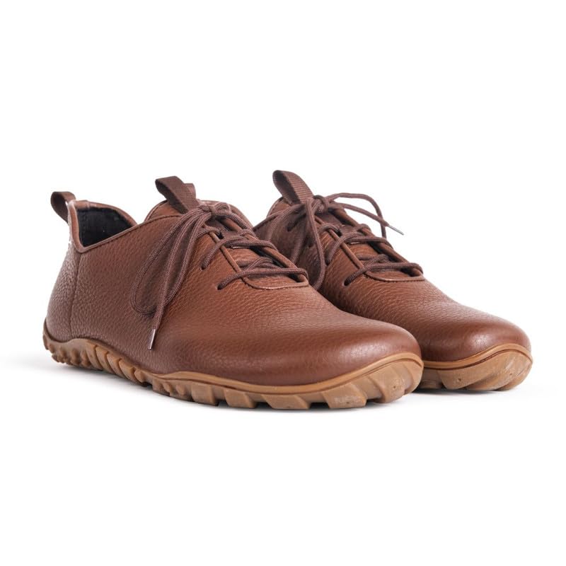 BAER Shoes Urban Grounder Leder Klassisch Barefoot & Minimalist Shoes for Men, Women - Brown, Sizes (6) |Wide Toe Box| Zero Drop Sole. (B0DJ4ZPZBT) Amazon Price History, Amazon Price Tracker