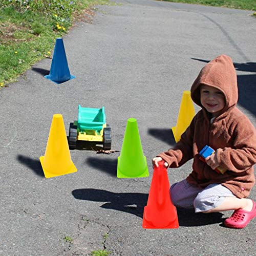 Aotoer 3 in 1 Ring Toss Game Carnival Combo Set Soft Traffic Cone Bean Bags met Plastic Multicolor Throwing Circle… - Image 4