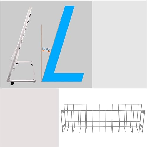 Miniatura 6 de Revistero Revisteros para archivos, Revistero móvil Aleación de aluminio Revistero de oficina Revistero Revistero Archivos Revistero Periódico en el