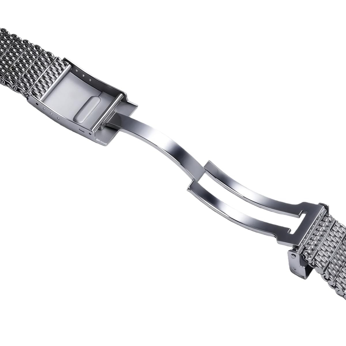Cinturino Orologio Acciaio Inossidabile Bracciale Maglia Metallo Ricambio Shark Style 22mm 24mm Banda per Breitling