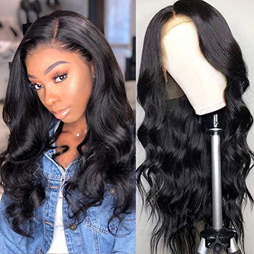 Ugrace Hair 13x4 Body Wave Human Hair Wigs 150% Density Brazilian Body Wave Lace Front Wigs Pre Plucked Natural Hairline Glueless With Baby Hair Body Wigs For Women (22 inch)
