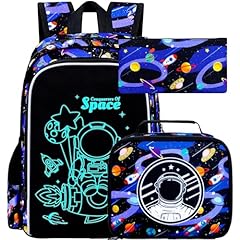 New Luminous Printing Rocket Astronaut Blue