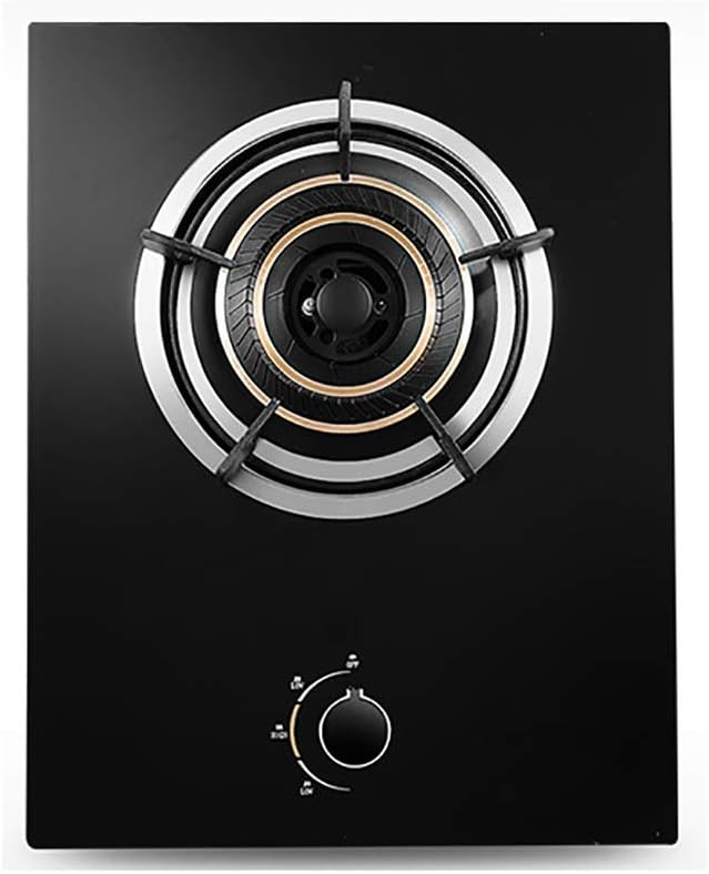 42Cm Built-In Gas Cooktop,3.8Kw Double-Rotating Firepower,With Rotating Button/Child Lock Protection/Flame-Out Protection (B NG) (B LPG)