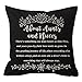 NIDITW Nice Mothers Day Birthday Gift to Aunt from Nieces with Funny Words Lumbar Body Black Cotton Burlap Linen Cushion Cover Pillow Case Chair Sofa Home Decorative 18x18 Inches (B)