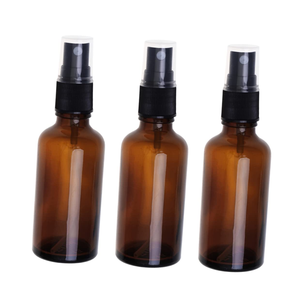PACKOVE 20stücke Sprühflasche aus Glas Braun Tragbar für Ätherische Öle und Parfums Reisebehälter Auslaufsicher und Bruchfest