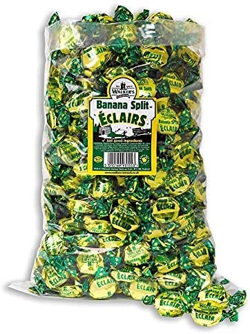 Walker's Nonsuch Banana Split Eclairs 1 Kg Delicious Tasty And Twisty Treat Gift Hamper For Birthday,Christmas Sold By Kidzbuzz