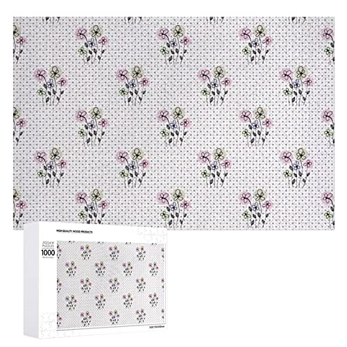 Yolocal Geometrisches Dekor Muster 1000 Teile Holz Puzzle für Erwachsene Kinder Große pädagogische geistige Malerei Puzzle Spiel Spielzeug Geschenk für Zuhause Wanddekoration Puzzle Bodenpuzzle Cover