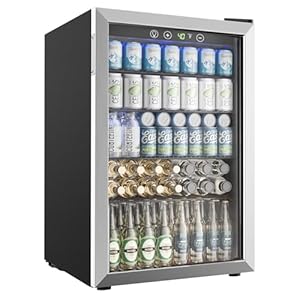 EUHOMY 4.5 Cu.ft Beverage Refrigera...