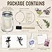 Hapinest DIY Fairy Lantern Night Light Kit, Fairy Lantern Craft Kit, Fairy Jar Glitter & Color-Changing Lights, Fairy Craft Arts Fairy Gifts for Girls, Fairy Toys for Girls Age 6-8 8-12 Years Old & Up