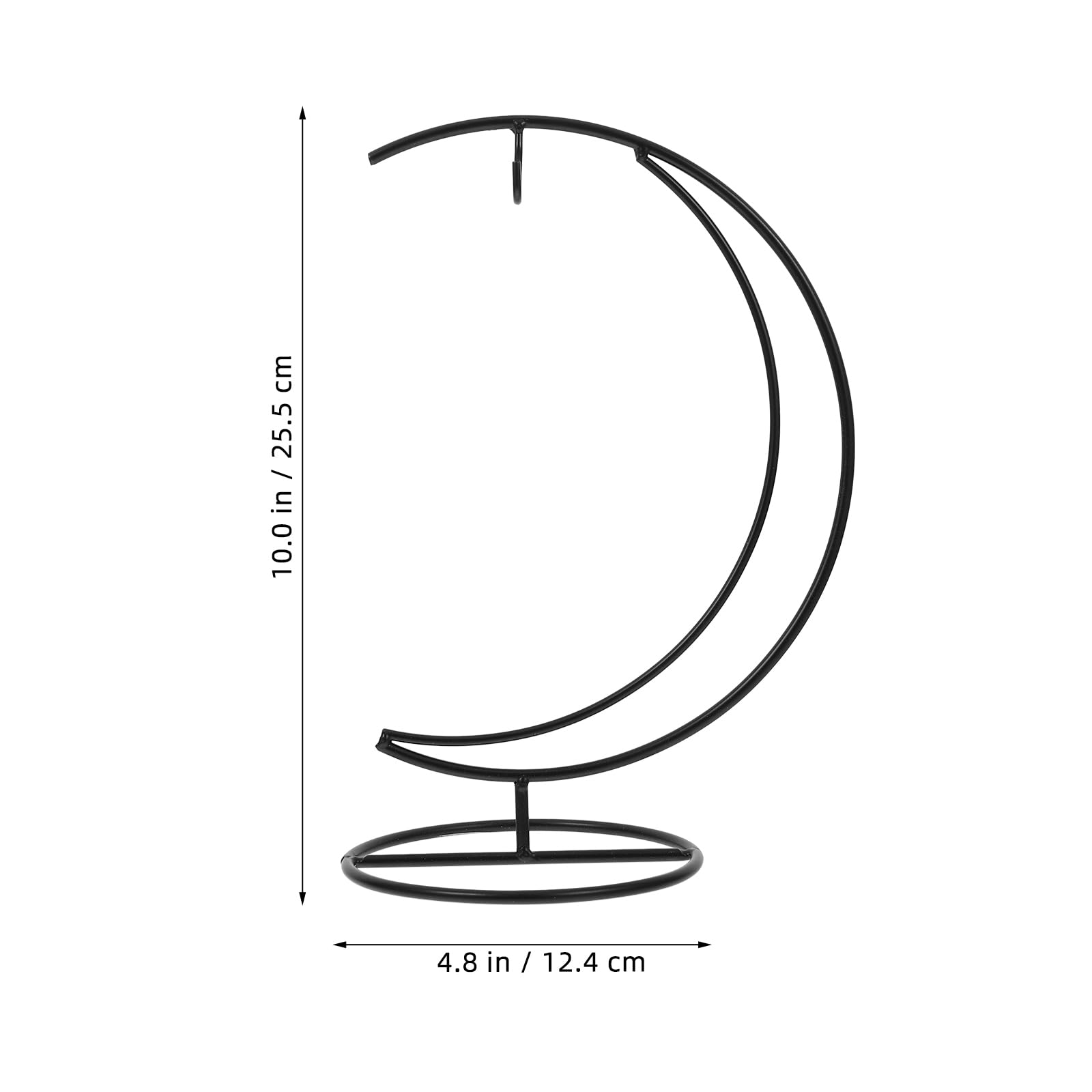 PRETYZOOM Supporto Pensile in Ferro Per Ornamenti Decorativi Con Gancio Per Piante Sospese E Globo in Vetro Stand Espositivo Per Casa Ufficio Eventi 10X4.9X4.9 Pollici