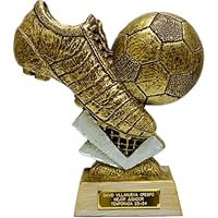 Trofeo Fútbol Pequeño Personalizado para Mejor Jugador Bota y