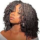 12 Inch 10 Packs Yanky Twist Crochet Hair Pre-twisted Brown Kinky Mini Spring Twist Small Curly Senegalese Twist Braids (4#)