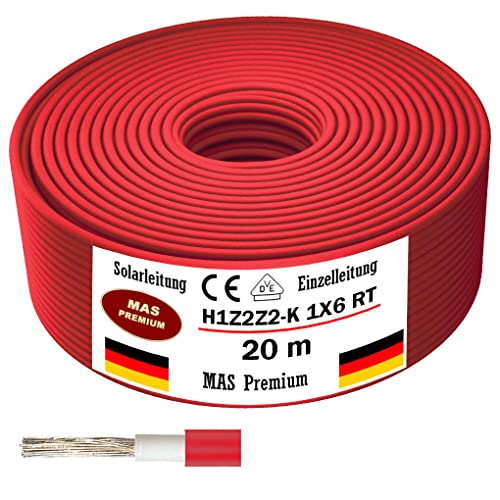 Cavo solare H1Z2Z2-K da 6 mm², cavo solare lungo