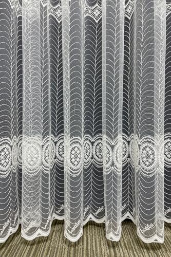 Tül Perde, Cortibo Eko 8051 Desenli (Pilesiz), 300 x 190