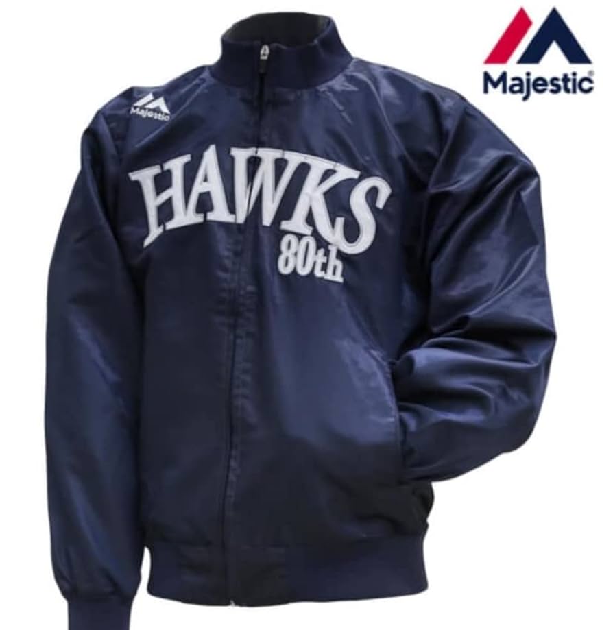 福岡ソフトバンクホークス ジャンパー　80周年 Amazon.co.jp: マジェスティック製 ソフトバンクホークス