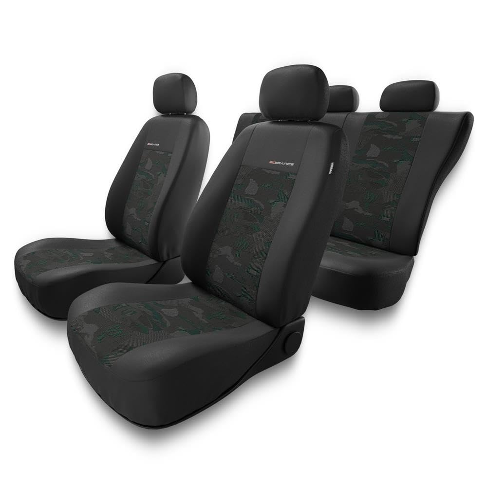 Mossa Fundas Asientos Coche aptas para Fiat Panda II III 2003-. UNE-GR