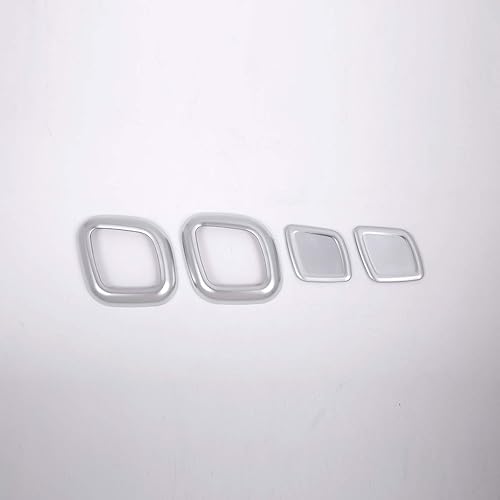 Miniatura 6 de YIWANG ABS cromo asiento cabeza almohada cromo cubierta 4 unids para Maserati Levante para Quattroporte