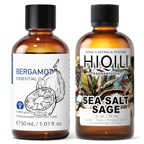 Aceite Esencial de Bergamota y Aceite de Fragancia de Sal Marina 30ML