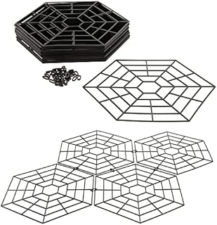 Jazooli 20pc Piece Pond Protector Plastic Cover Net Floating Cover Water Fish Pest Bird Heron Cat Guard Hexagonal Mesh Netting Grid - Each Grid 30x27cm