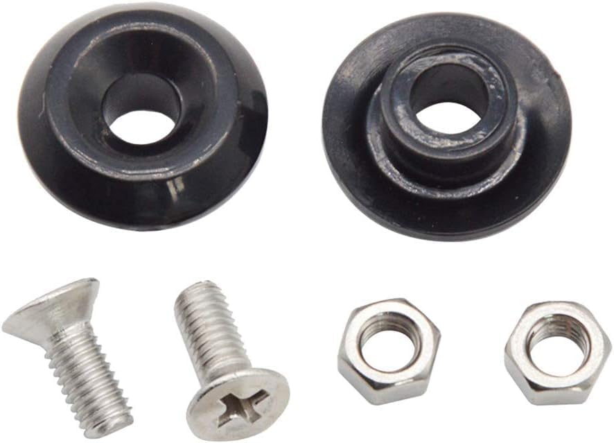 Plastic Pull Handle Side Bracket, Side Carry Handle for Canoe Boat 2 Pairs with Screws