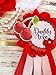 Cherry-Themed Baby Shower Sash & Badge Set – “Mom to Be” & “Daddy to Be” – Red, Pink & White Floral Design with Pearls – Gender Reveal Gift for Expectant Parents