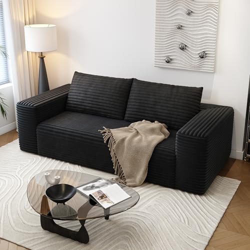 63" Loveseat Sofa,Modular Couch with Deep Seat Memory Foam,Comfy Small