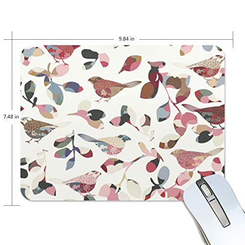 Preisvergleich Produktbild Mauspad MalpLENA Abstrakte Kunst Vogel Gemälde Mauspad Premium texturierte Mauspad, rutschfeste Gummiunterseite, für Laptop, Computer und PC