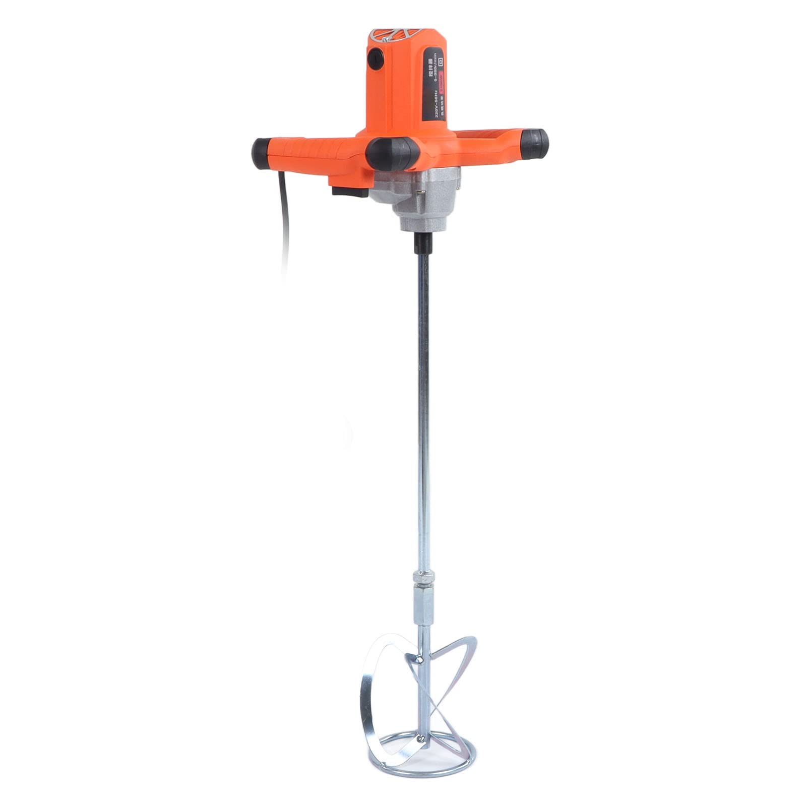 Trapano Miscelatore per Vernici, Applicazione Ampia Connessione a Vite Betoniera Elettrica 0 980 Giri/Min Design Ergonomico 6 Velocità Regolabili per Cartongesso (Spina UE 220V)