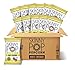 SkinnyPop Popcorn, Gluten Free, Non-GMO, Healthy Snacks, Skinny Pop Dairy Free White Cheddar Popcorn, 4.4oz Grocery Size Snack Bags (12 Count)