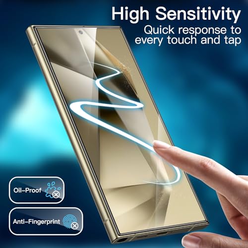 Image of JETech Screen Protector Guard for Samsung Galaxy S24 Ultra, 2+2 Pack