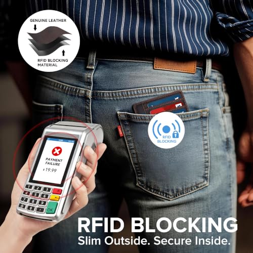 furid Slim Genuine Leather Wallet