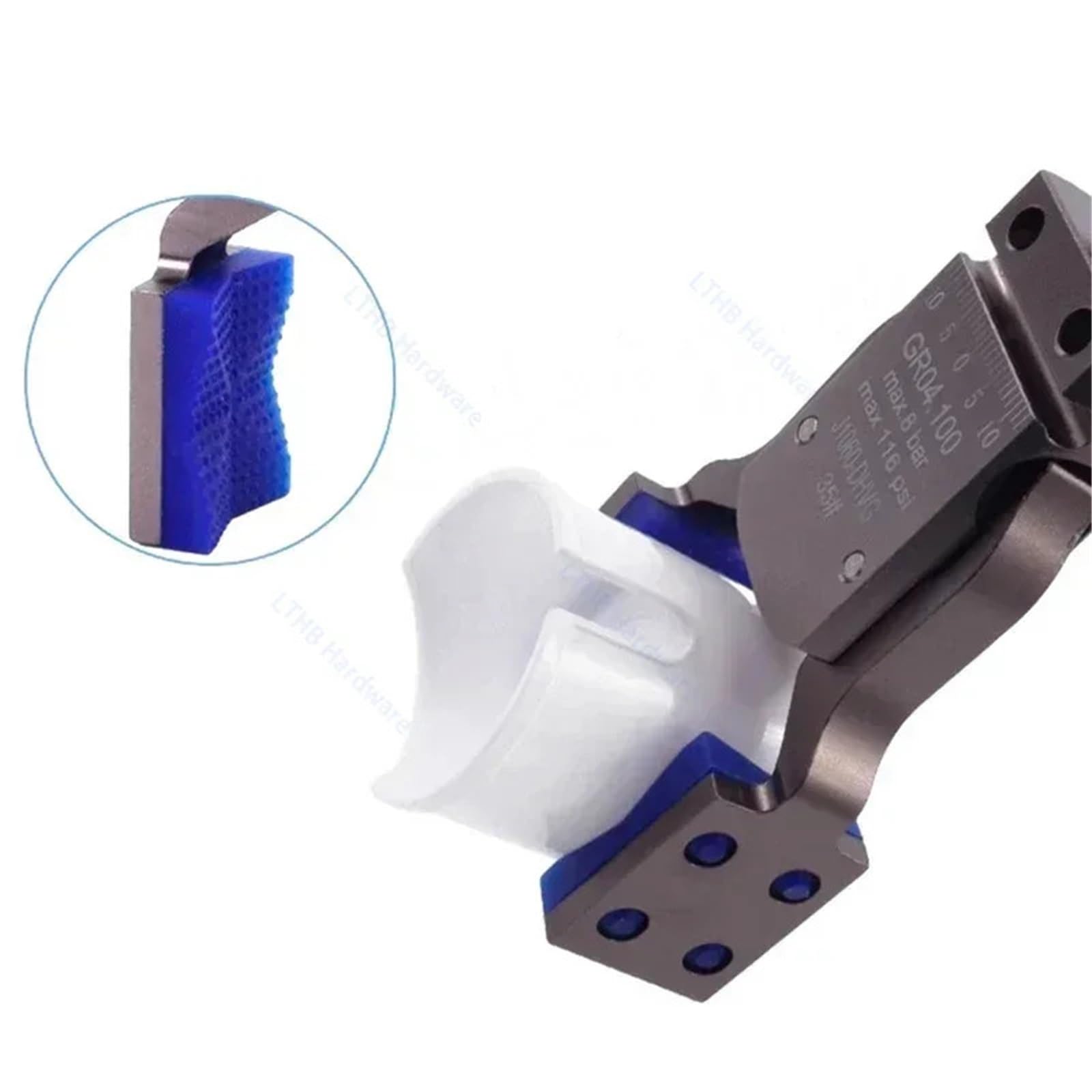1 x mini szczypce z magnetycznym urządzeniem do manipulacji indukcją, poszerzone urządzenie antypoślizgowe do formowania wtryskowego, akcesoria pneumatyczne (EHRG30)