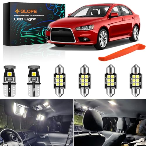 Kit de Bombillas LED Interiores para Mitsubishi Lancer EVO 2007-2017 miniatura 1