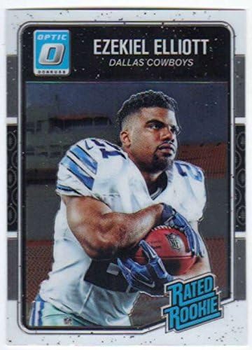 2016 Donruss Optic Football Rated Rookie #168 Ezekiel Elliott Dallas Cowboys RC Official Panini America NFL Trading Card (First Optic Card)