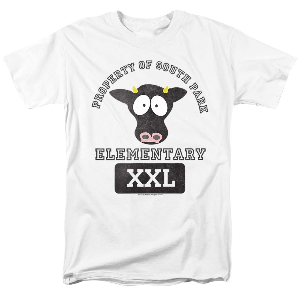 South Park Cows Unisex T Shirt, White, Medium