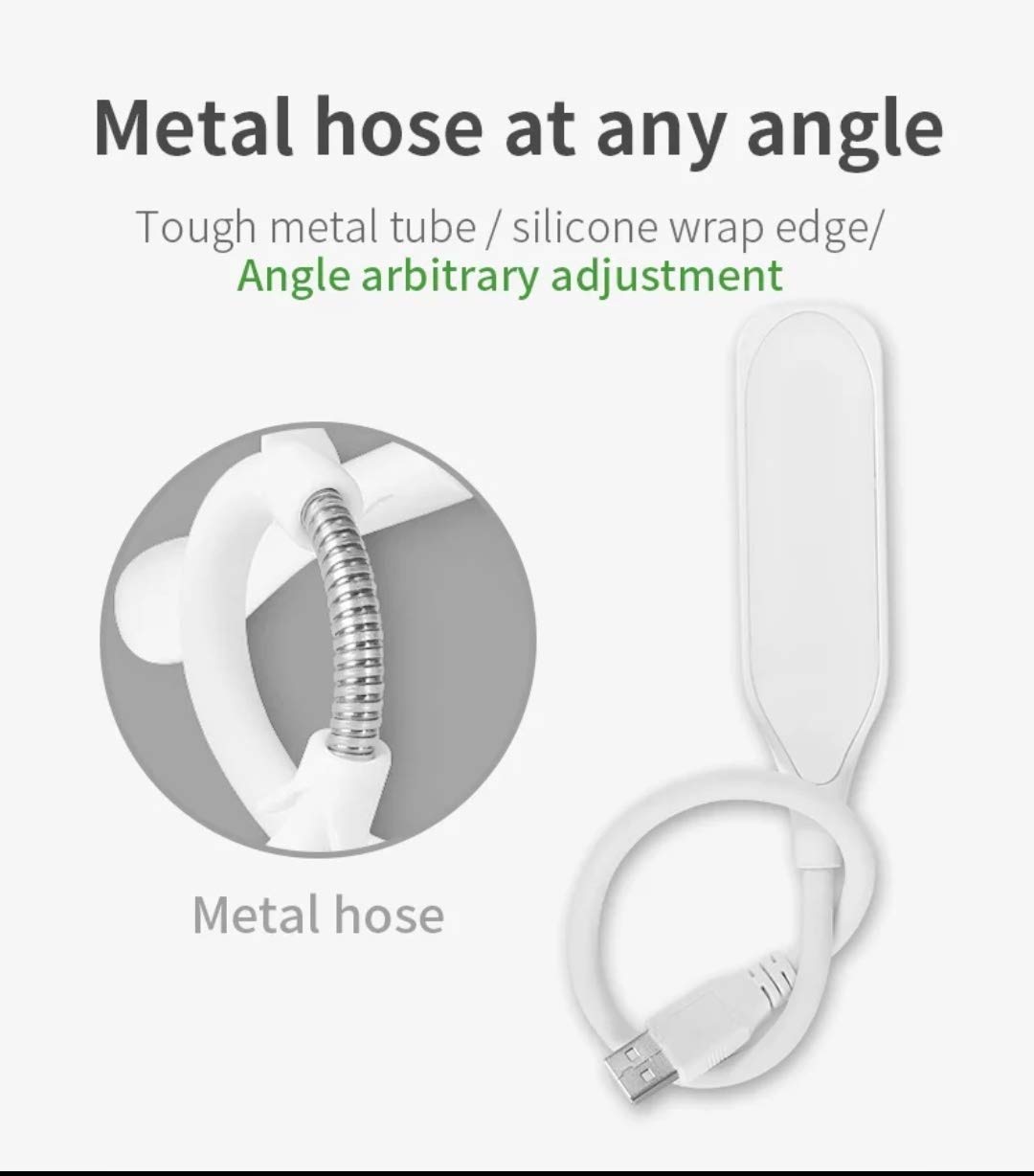 SWAPKART Portable Flexible Adjustable Eye Protection USB Reading Lamp with 14 LEDs and Flexible Gooseneck for,Reading,Study Notebook Laptop, Desktop, PC and MAC Computer (14 LED,Multi Colour) 11 51HEj+XahiL. SL1228