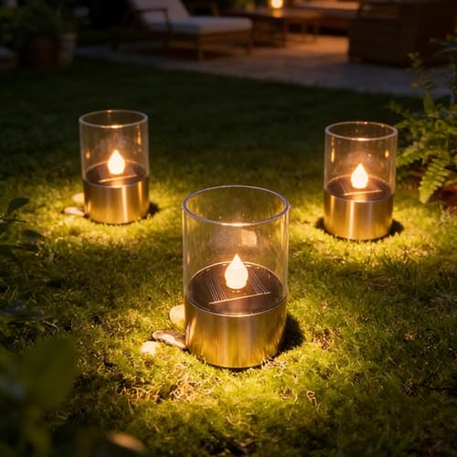 Bougies solaires LED pour créer une ambiance chaleureuse de camping - 7