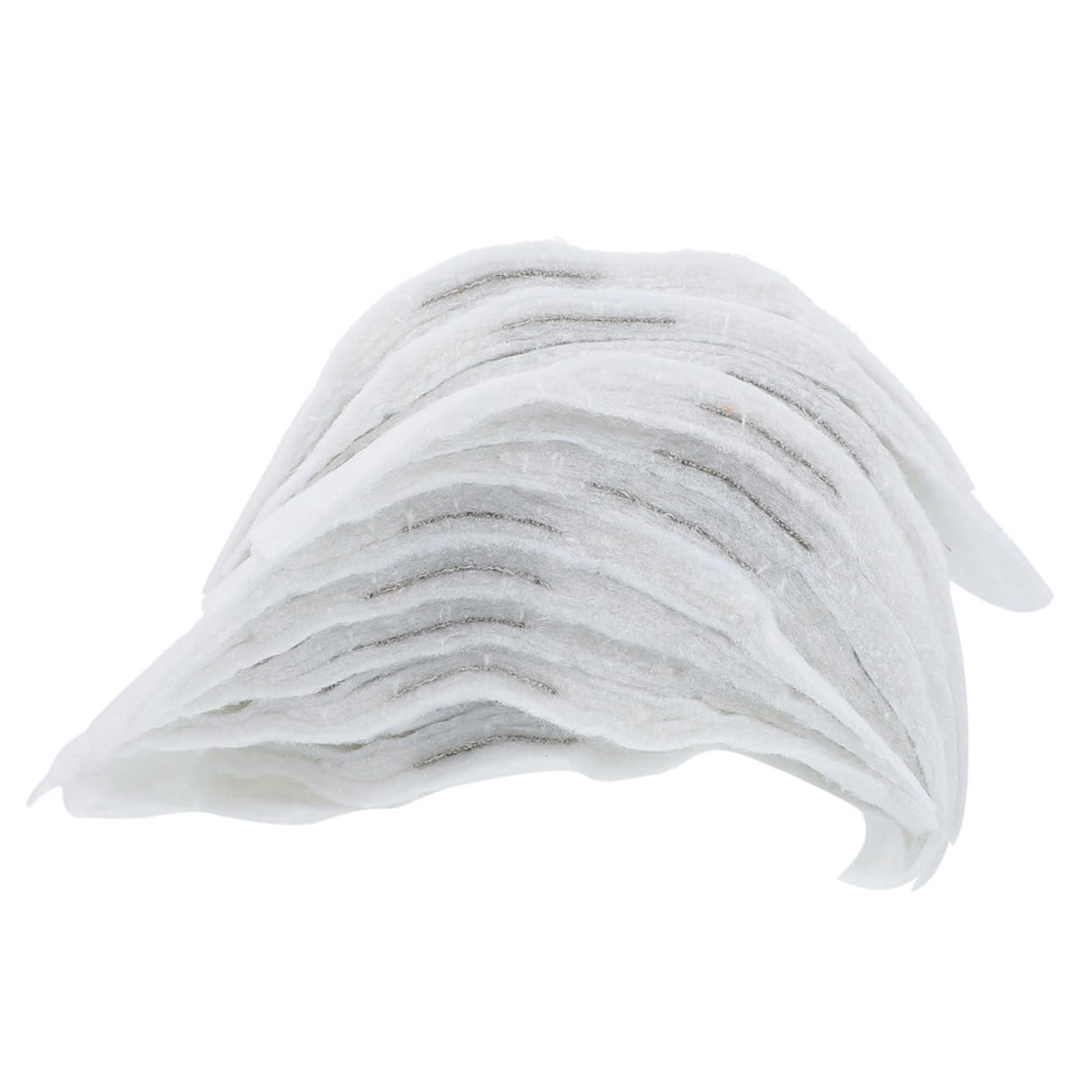 ULDIGI 50pcs Black Shoulder Pads for Backpacks Cotton Suit Shoulder Pad Hooks Thick for Women Men