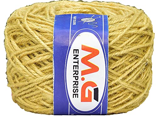 Image of M.G ENTERPRISE 3 Ply /Twisted Macrame Jute Cord /Dori Thread (200 Meters, 3mm) for Macrame DIY, Craft Work,Plant Hanger Ropes etc-E