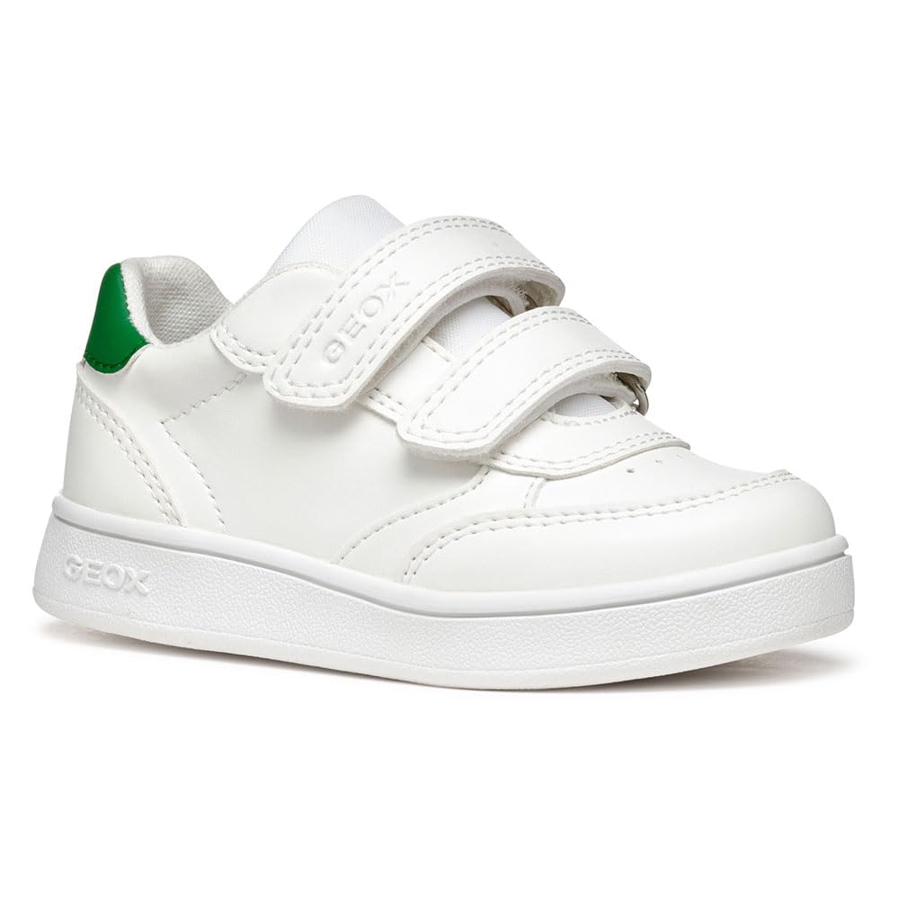 Geox B ECLYPER BOY A, Baby - Jungen Sneaker, White/Green,
