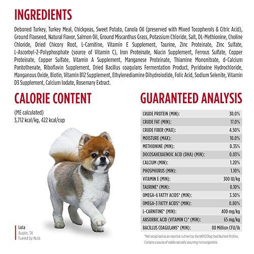 Image of Nulo Freestyle Limited Ingredient Dry Dog Food for Small Breeds - High Protein Turkey Recipe, Natural Grain Free Dog Food for Food Sensitivities, Small Size Kibble, Toy Puppy & Adult, 14lb Bag