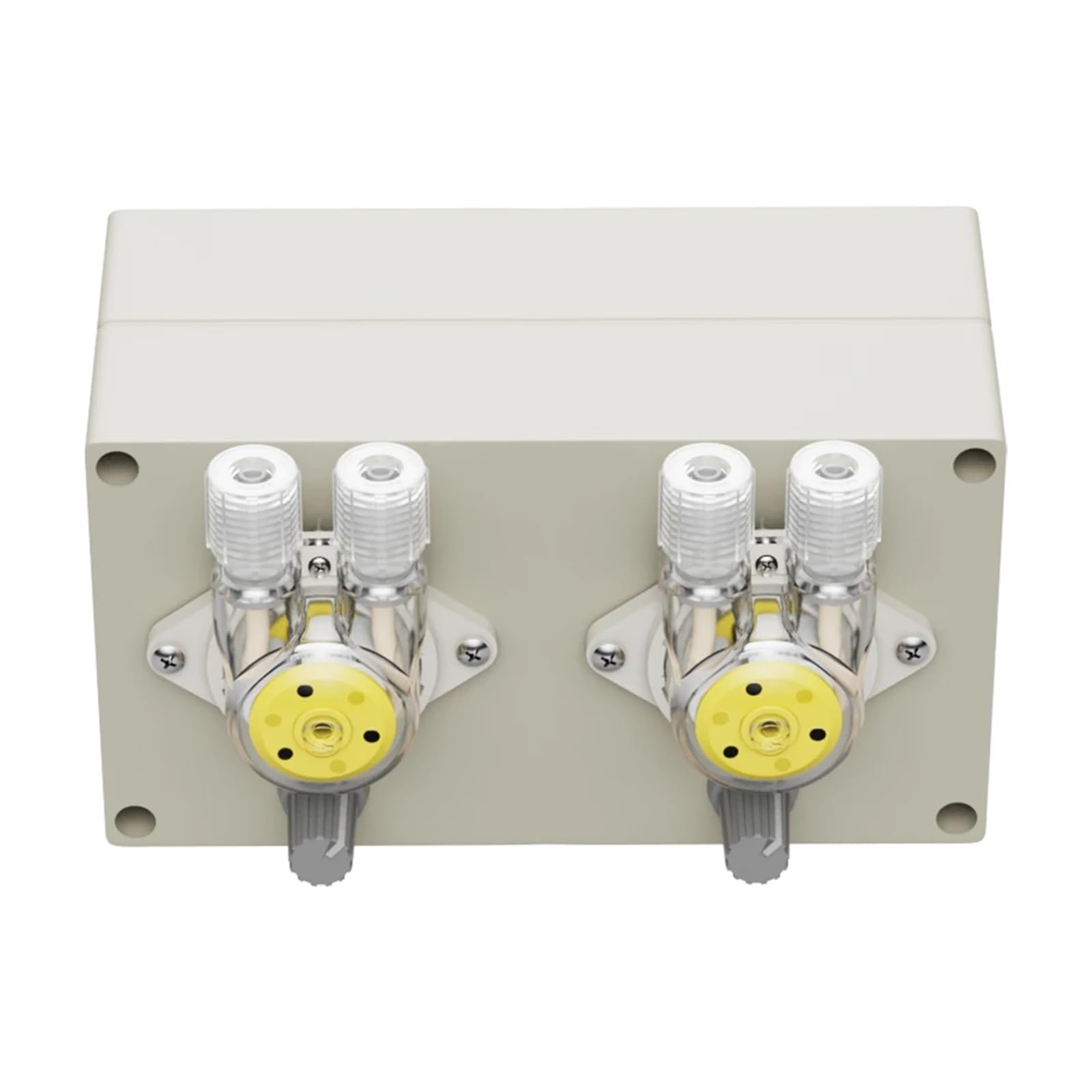 Bomba de Membrana, Bomba peristáltica de cabezales múltiples NP02-B10, bomba dosificadora ajustable con Motor de 15ml ~ 90ml/min de 12V CC con doble cabezal for laboratorio (3,0x5,0)(NP02-KFS-B10)