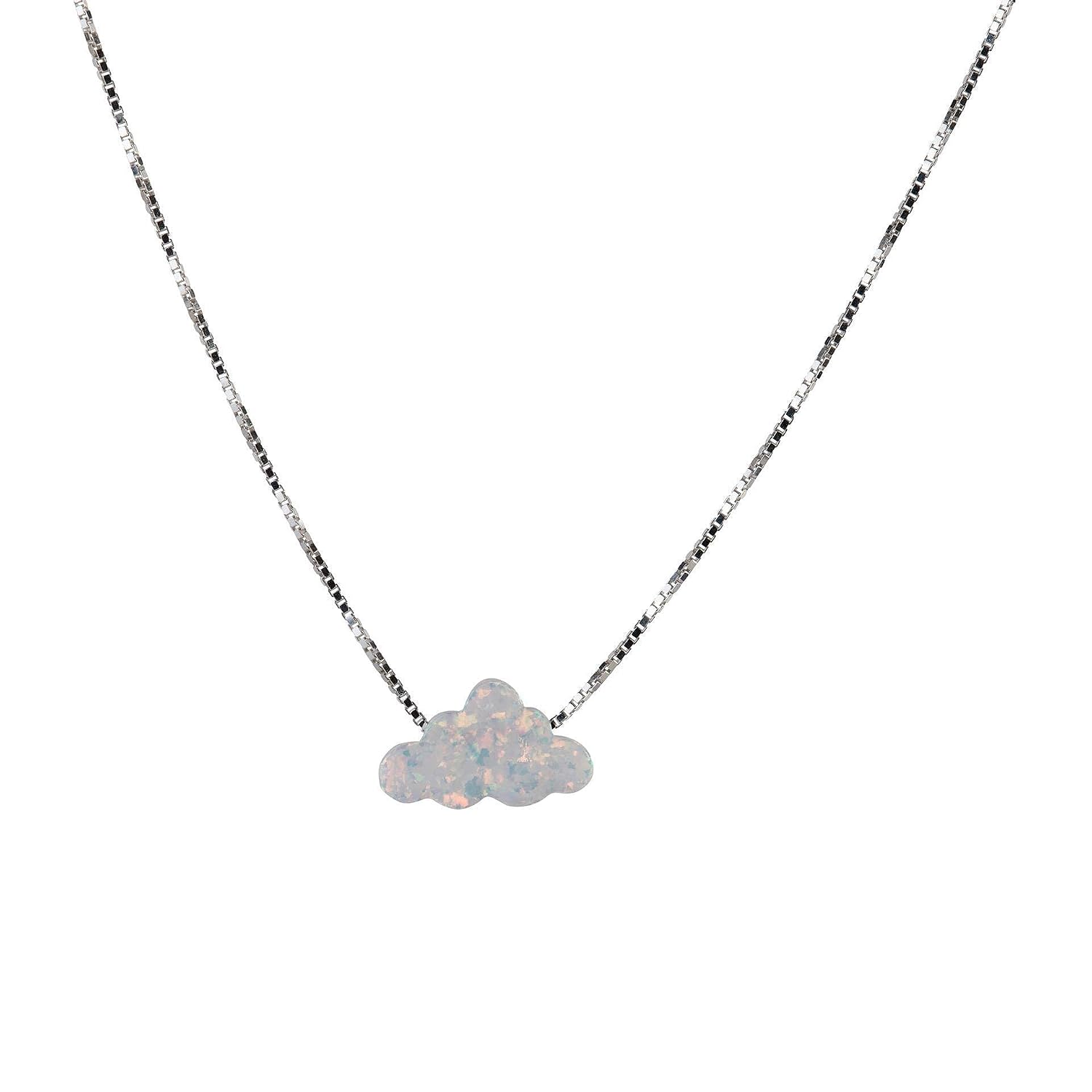 Opal Cloud necklace Cute Fire Opal 