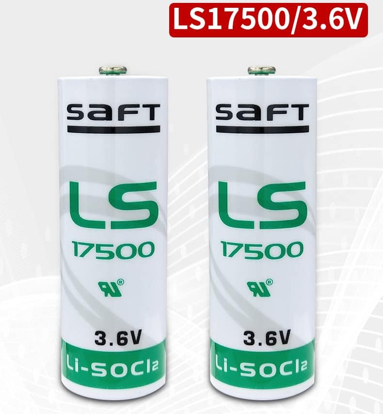 Miniatura 2 de 20 baterías de litio LS17500 (ER17500) de 3.6 voltios A (3600 mAh) de repuesto para respaldo de emergencia LS17500