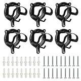 6pcs Horse Trensenzaumzeug Rack, Equestrian Bridle Hanger, Tragbare Zaumzeug Halterung Zaumzeug Haken Pferd Zaumzeug Aufbewahrung Rack Halter Zaumzeug Halter, Metall Trensenhalter für Pferde, Reitstal