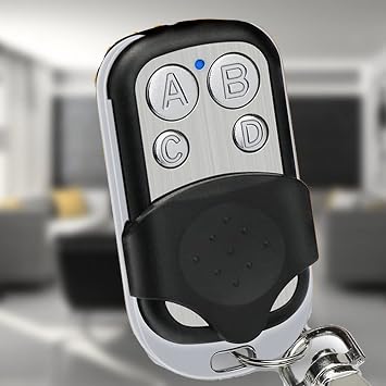 DieseRC 3pcs 433.92Mhz Fixed Code Clone Remote Control Keychain RF Transmitter Only for Fixed Code Remote Control, Not for Rolling Code
