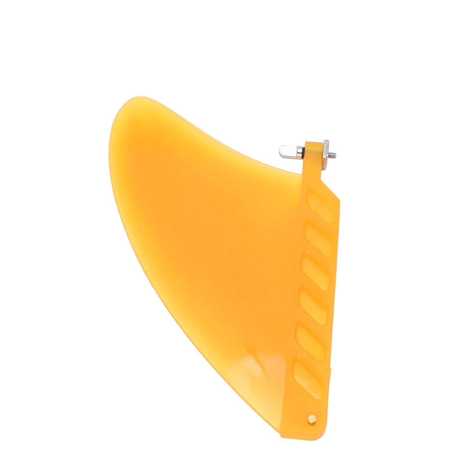 SURFBOARD FIN TPU LEKKA LEKKA ULEPSZONA OBSŁUGA STYLOWA PADDLE BOARD WYMIANA 4,6" LONGBOARD (żółta)