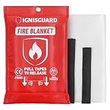 IGNISGUARD Manta de emergencia contra incendios para el hogar y la cocina, almacén