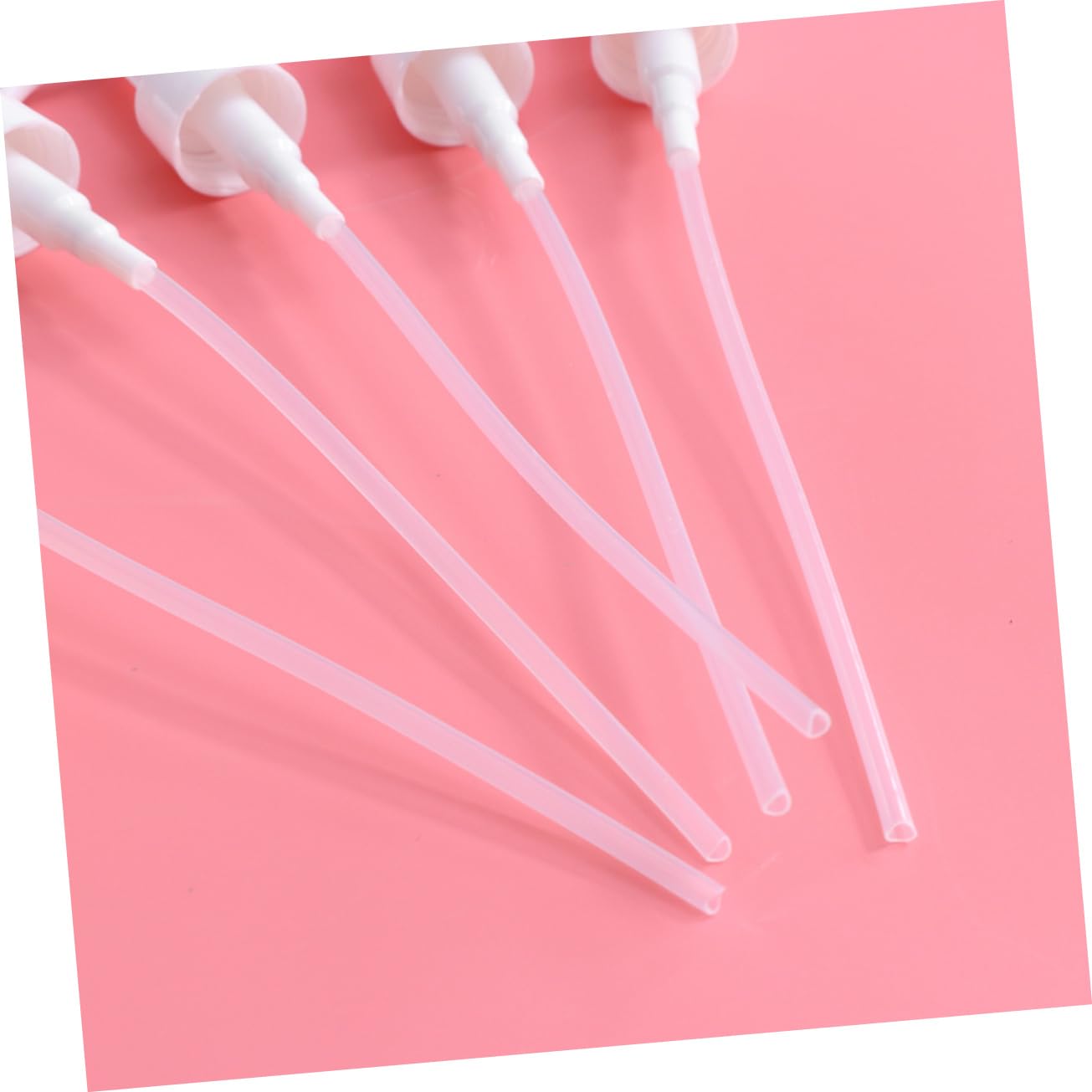 Unomor 24mm Bottles Fit Plastic Press Pump Head Syrup Nozzle Pressure Oil Pump Lids Lock Buckle 10pcs Pack